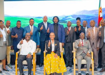 Newly appointed board members of the Zimbabwe Tourism Authority and the Mosi Oa Tunya Development Company pictured after their official appointment announcement on Tuesday, January 13, 2026.