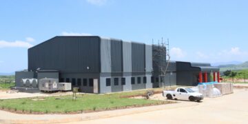 The nearly completed National Waste Management Plant in Matsapha. Photo by Ministry of Health