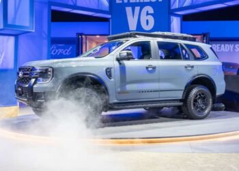 Exclusive to the Middle East, the EcoBoost V6 engined Tremor also becomes the most powerful Everest ever made. Image: Ford Middle East