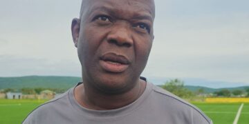 Manzini Wanderers head coach Gcina Dlamini is out of Manzini Wanderers. Photo by Eswatini Soccer Mag