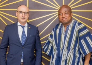 Samuel Okudzeto Ablakwa meets Ukraine’s Acting Ambassador Ivan Lukachuk to discuss the release of a Ghanaian national