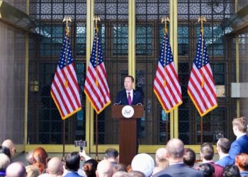 Ambassador Sergio Gor begins his tenure at the U.S. Embassy in New Delhi, expressing optimism about strengthening U.S.-India ties under President Trump. Photo by X/@USAmbIndia