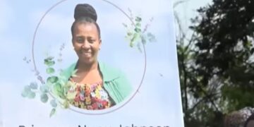 Princess Nunu Johnson was laid to rest over the weekend. Photo from Eswatini TV