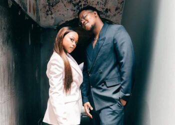 Naledi Aphiwe and Mawelele pictured together during the promotion of their hit duet Romeo & Juliet.