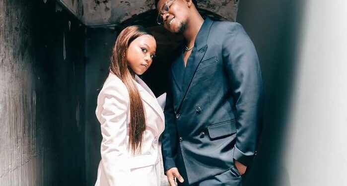 Naledi Aphiwe and Mawelele pictured together during the promotion of their hit duet Romeo & Juliet.