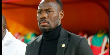Senegal head coach Pape Thiaw
