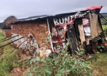 Heavy rains leave homes and buildings damaged across communities, displacing families.