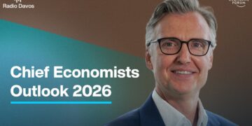 Christian Keller speaks on global economic trends during the latest Chief Economists’ Outlook