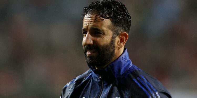 May 30, 2025 Manchester United manager Ruben Amorim REUTERS/Tyrone Siu/File Photo