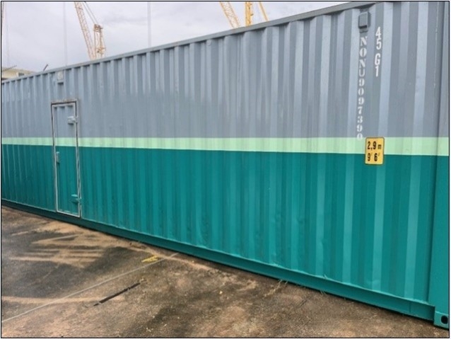 Shipping Container Housing MCT. Photo by US Dept of Justice