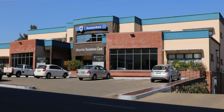 Standard Bank Manzini, the site of a recent attempted robbery in Manzini. Photo is for illustration purposes.