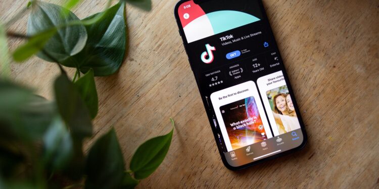 The TikTok app, a leading platform for short-form videos