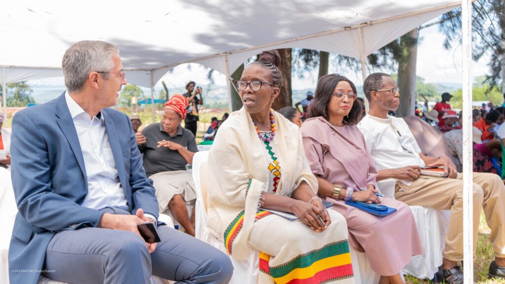 Some of the executives and representatives from the UN, Government, and partner organisations at the One Billion Rising Eswatini Festival at the University of Eswatini. Photo by UN Eswatini