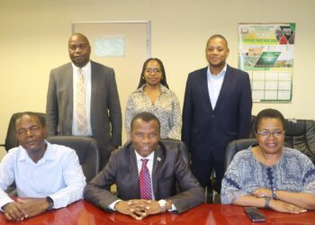 Town Planning Board members pose for a group photo following their official appointment by Hon. Appolo Maphalala at the Ministry of Housing and Urban Development.
