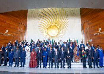 African Union leaders gather at the 39th AU Summit in Addis Ababa, Ethiopia, following the election of Burundi’s President Évariste Ndayishimiye as AU Chair for 2026