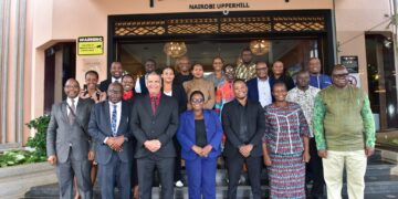 Participants at the Tripartite Policy Dialogue Forum in Nairobi discussing the implementation of the Tripartite Simplified Trade Regime for small-scale traders.