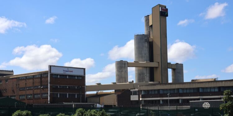 Tongaat Hulett sugar mill in South Africa, currently facing operational uncertainty following the company’s provisional liquidation. Photo by The Sunday Independent.