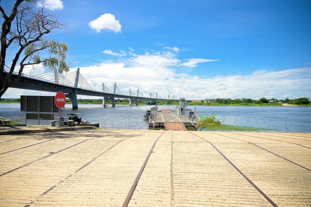 The Kazungula Bridge linking Botswana and Zambia stands as a strategic trade corridor connecting regional markets across Southern Africa.