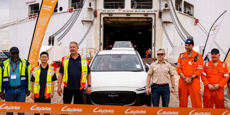 The first batch of Lepas L4 vehicles arrives at a South African port ahead of the brand’s official market launch next month.