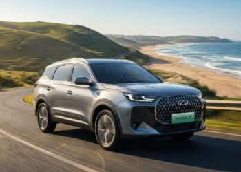 The Chery Tiggo 7 CSH says it boasts a five-star Euro NCAP safety rating. Picture: Supplied.