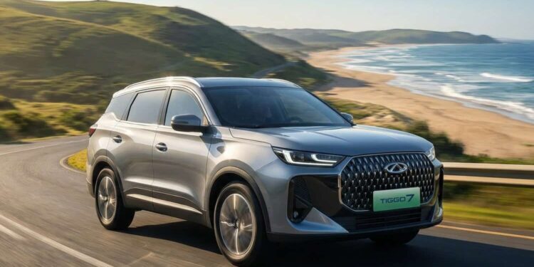 The Chery Tiggo 7 CSH says it boasts a five-star Euro NCAP safety rating. Picture: Supplied.