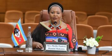Senator Pholile Shakantu, Minister of Foreign Affairs and International Cooperation