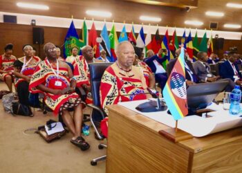 Honourable Dr. E.T. Gina, Minister of Economic Planning and Development, during the SADC Council of Ministers meeting in Pretoria, South Africa.