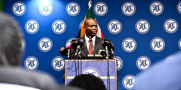: Ronald Lamola addresses the media in Pretoria on South Africa’s call for dialogue and a ceasefire amid rising tensions in the Middle East. Photo by X/DIRCO_ZA