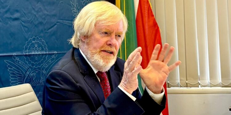 US Ambassador to South Africa Leo Brent Bozell III. Photo: X/@USAmbRSA.