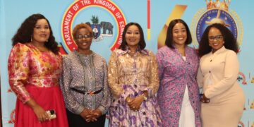Women leaders at the Women Parliamentary Caucus International Women's Day Conference. UNDP/Mantoe Phakathi