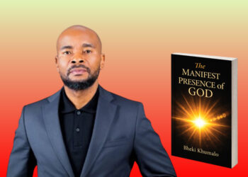 Pastor Bheki Khumalo with his new book The Manifest Presence of God