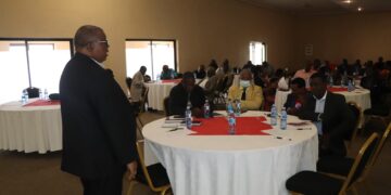 Traditional leaders during consultations with the Department of Water Affairs in Lubombo Region as part of nationwide engagements reviewing the Water Act 2003 aimed at strengthening water governance in Eswatini.