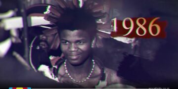 His Majesty King Mswati III pictured in 1986, the year he ascended to the throne, in a historic image featured in Eswatini Television's documentary marking 40 years of his reign.