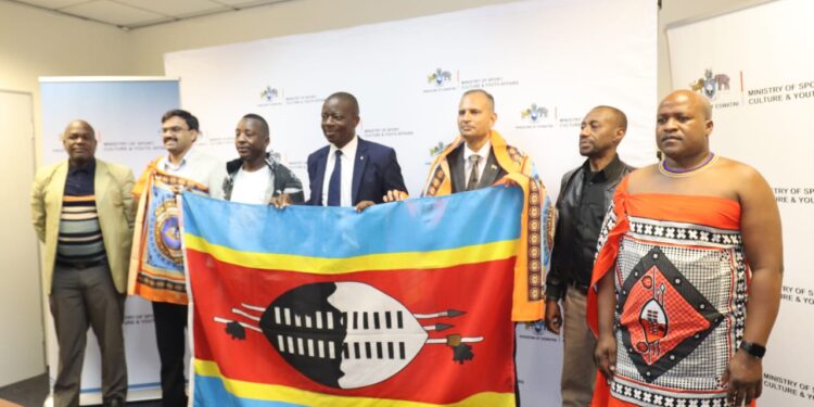 Minister Nzima bids farewell to artists heading to India