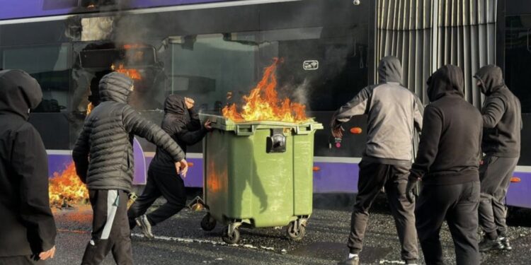 UK MIGRANT PROTESTS: Belfast unrest turns violent as Sudanese asylum seeker charged over knife attack