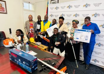 Government hands over E128 000 equipment to vulnerable citizens
