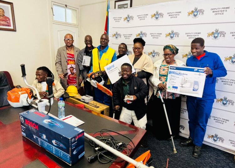 Government hands over E128 000 equipment to vulnerable citizens