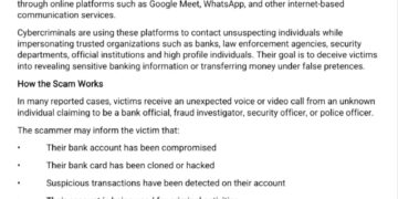 ESCCOM warns against online calls used to access bank accounts