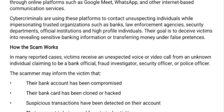 ESCCOM warns against online calls used to access bank accounts