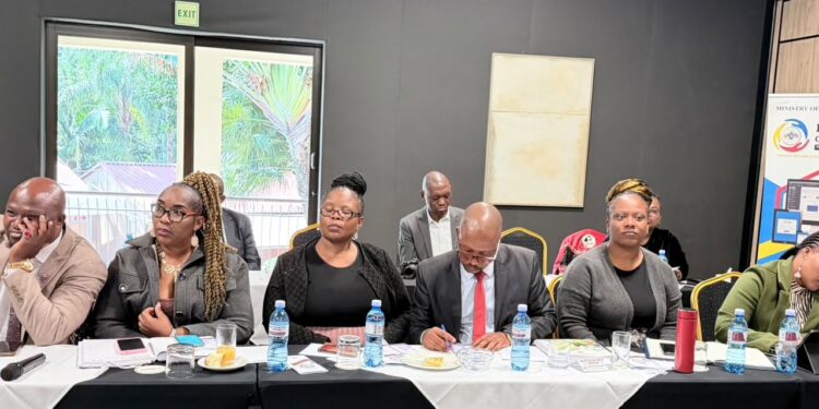 Representatives of the Joint Negotiations Forum, comprising the Government Negotiations Team and Public Sector Unions, during the engagement on the Performance Management System and Total Rewards Strategy. (Pic: Ministry of Public Service)