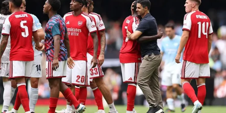 Arsenal beat City to win Community Shield cup