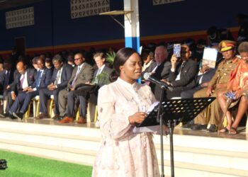Historic role for female interpreter at police day