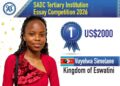 UNESWA student wins SADC essay competition