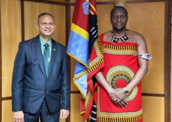 PM bid farewell to the outgoing High Commissioner of the Republic of India to Eswatini
