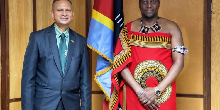 PM bid farewell to the outgoing High Commissioner of the Republic of India to Eswatini