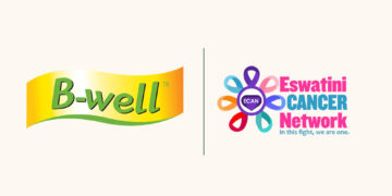 B-well and Eswatini Cancer Network logo