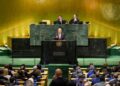 UN Secretary General António Guterres addresses the 81st UN General Assembly in New York. Photo: X/UN Spokesperson.