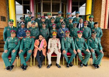 UEDF hosts 31 Botswana defence officers for study tour