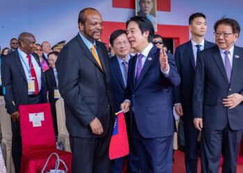 King, Eswatini, applauded at Taiwan national day