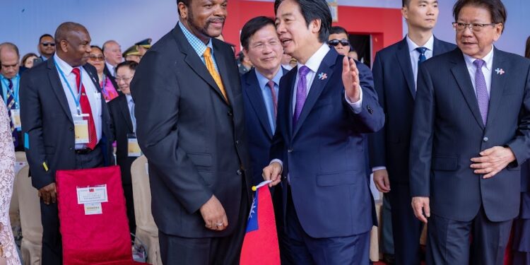 King, Eswatini, applauded at Taiwan national day